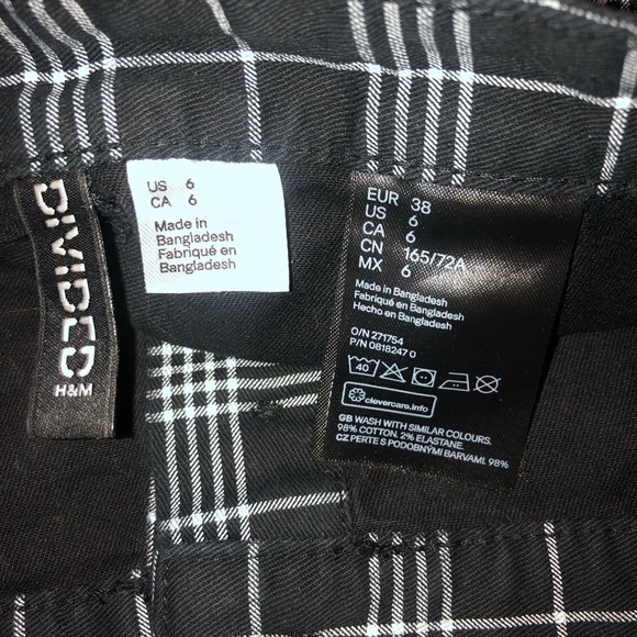 H&M Divided Plaid Button-Down Skirt - Picture 4 of 4